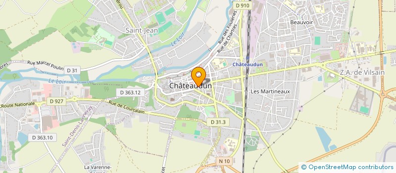 localisation de l'entreprise LA DIVA à CHATEAUDUN