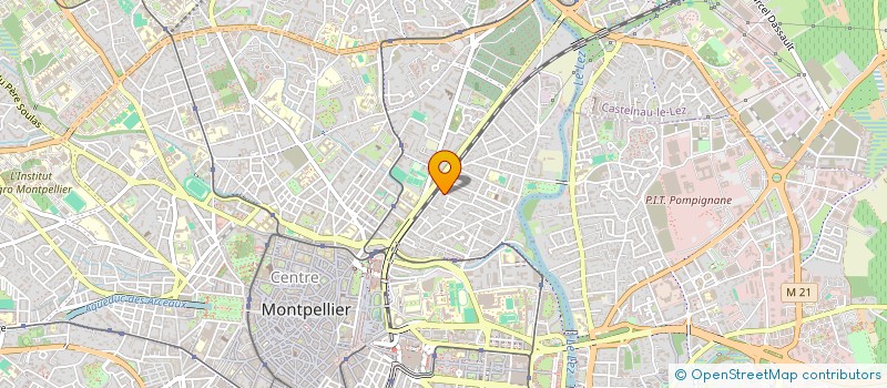 localisation de l'entreprise LA DIVA à MONTPELLIER
