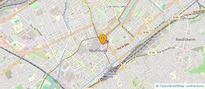 localisation de l'entreprise LA DIVA  MULHOUSE