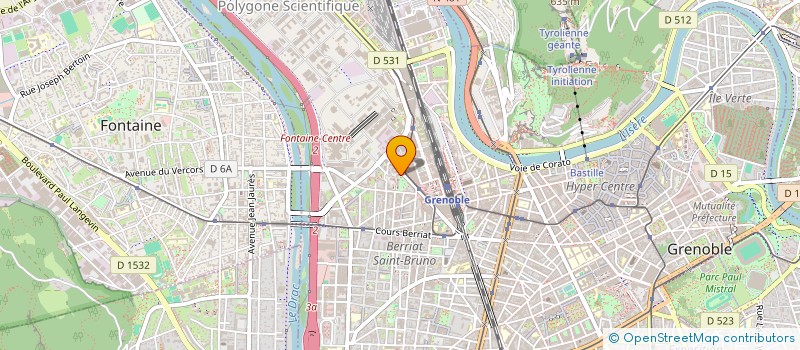 localisation de l'entreprise LA DIVERSION  GRENOBLE