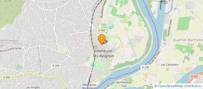 localisation de l'entreprise LA DIVIGNE  VILLENEUVE-LES-AVIGNON