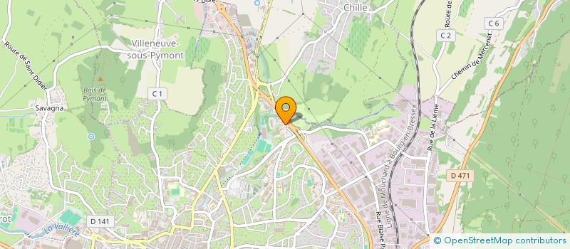 localisation de l'entreprise LA DIVINA  LONS-LE-SAUNIER