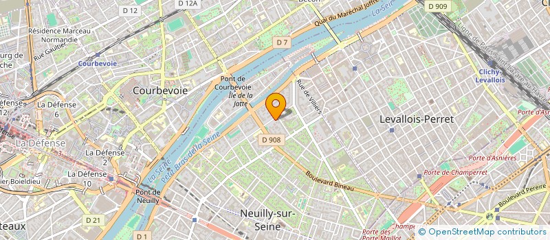localisation de l'entreprise LA DIVINA CUBANA à NEUILLY-SUR-SEINE