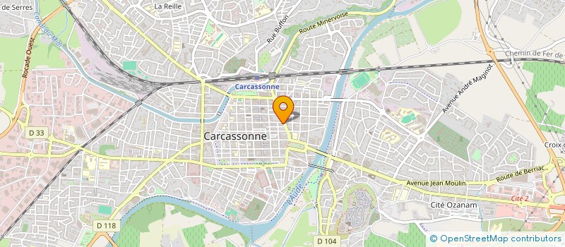 localisation de l'entreprise LA DIVINE à CARCASSONNE