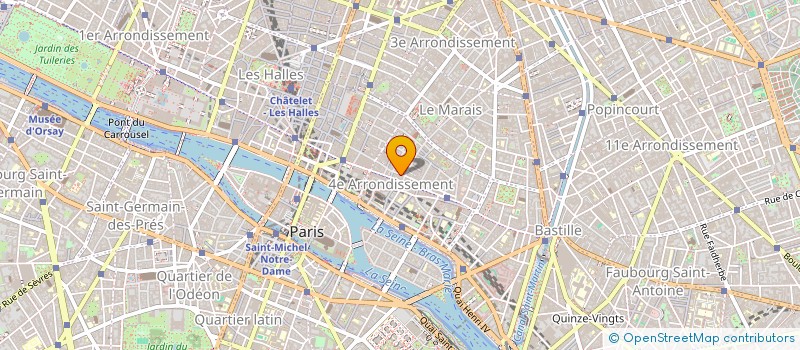 localisation de l'entreprise LA DIVINE  PARIS