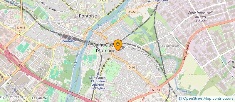 localisation de l'entreprise LA DIVINE GRACE à SAINT-OUEN-L'AUMONE