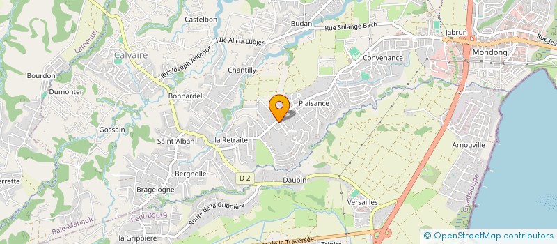 localisation de l'entreprise LA DIVINE LOCATION  BAIE-MAHAULT