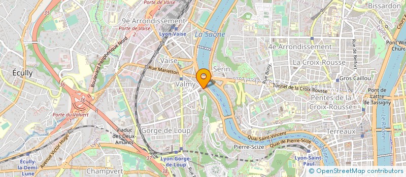 localisation de l'entreprise LA DIVINE PROPORTION  LYON