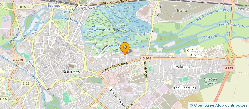 localisation de l'entreprise LA DIVINE SARDINE  BOURGES