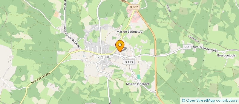 localisation de l'entreprise LA DIVISION  LIVERNON