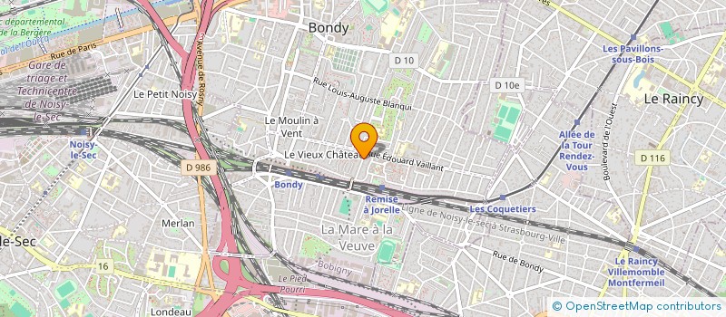 localisation de l'entreprise LA DJERBIENNE  BONDY