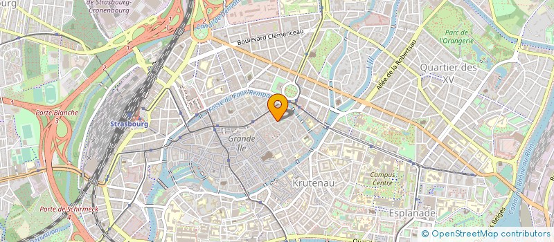 localisation de l'entreprise LA DOCTRINNE CHRETIENNE à STRASBOURG