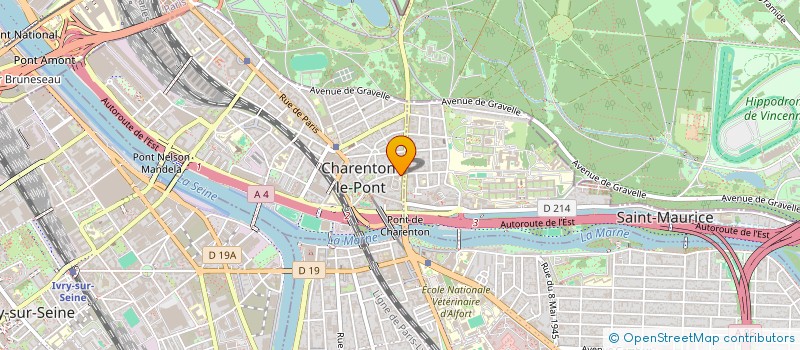 localisation de l'entreprise LA DOCUMENTATION DIRECTE à CHARENTON-LE-PONT