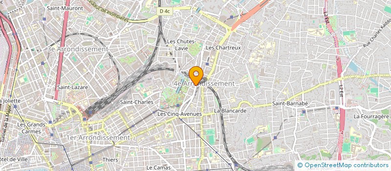 localisation de l'entreprise LA DOLCE COIFF' à MARSEILLE 4
