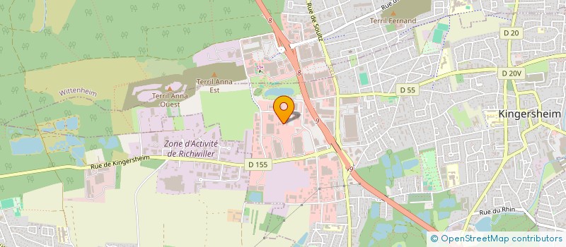 localisation de l'entreprise LA DOLCE INDIA  KINGERSHEIM