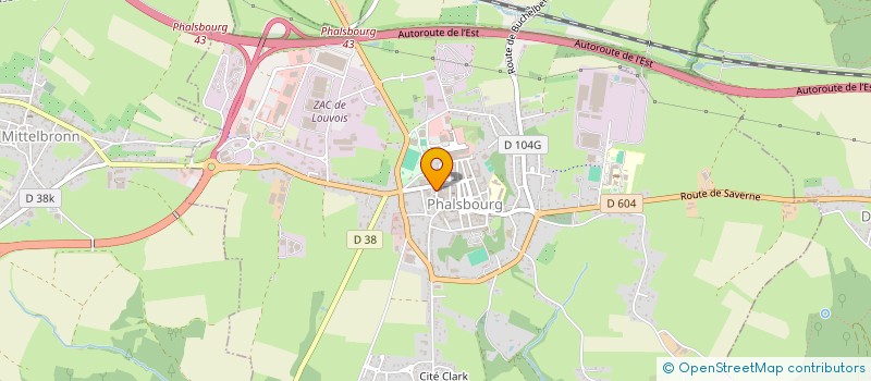 localisation de l'entreprise LA DOLCE PIZZA  PHALSBOURG