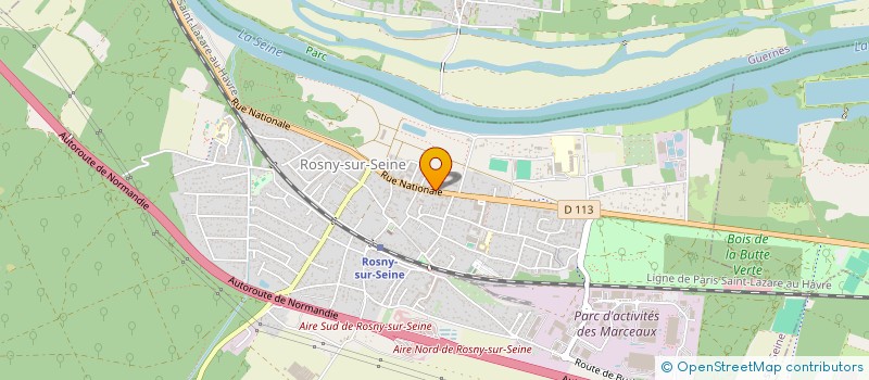 localisation de l'entreprise LA DOLCE PIZZA  ROSNY-SUR-SEINE