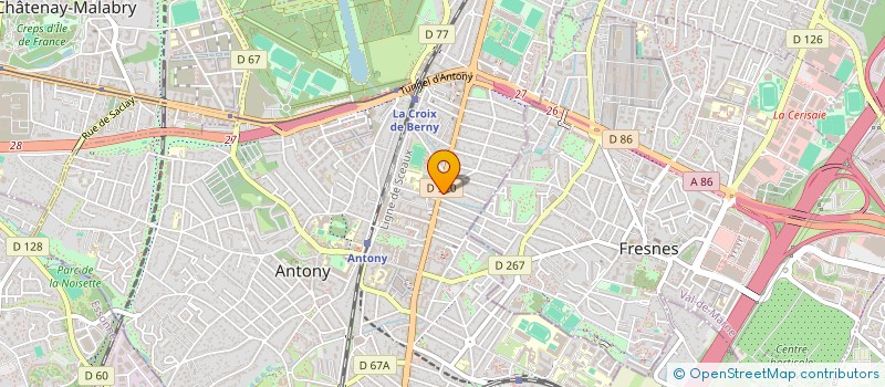 localisation de l'entreprise LA DOLCE VITA à ANTONY