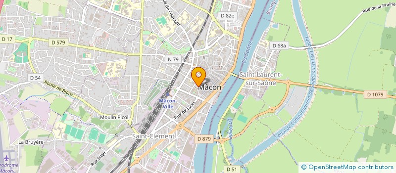 localisation de l'entreprise LA DOLCE VITA à MACON