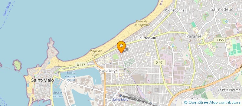 localisation de l'entreprise LA DOLCE VITA à SAINT-MALO