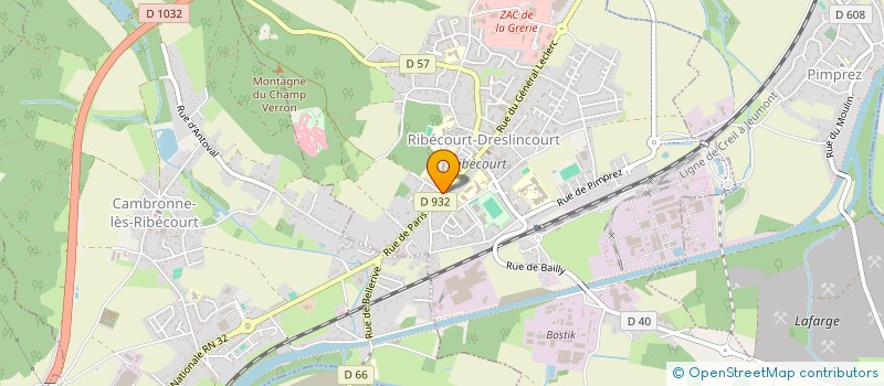 localisation de l'entreprise LA DOLCE VITA  RIBECOURT-DRESLINCOURT