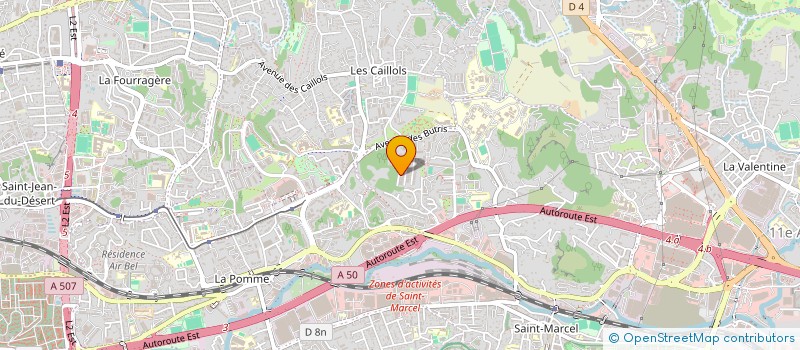 localisation de l'entreprise LA DOLCE VITA à MARSEILLE