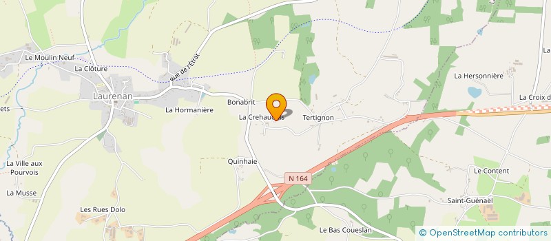 localisation de l'entreprise LA DOLCE VITA  LAURENAN