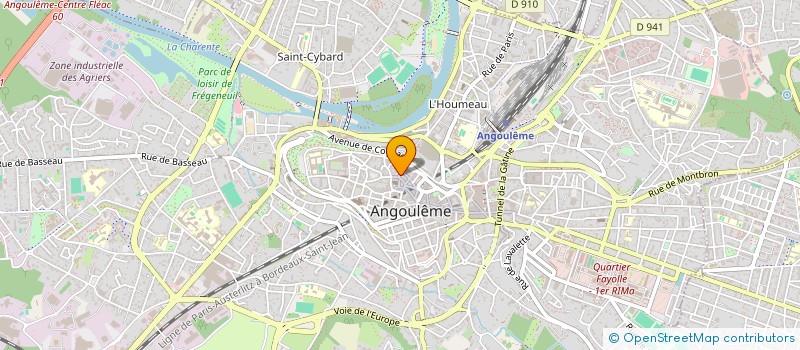 localisation de l'entreprise LA DOLCE VITA à ANGOULEME