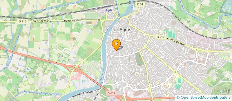 localisation de l'entreprise LA DOLCE VITA  AGDE