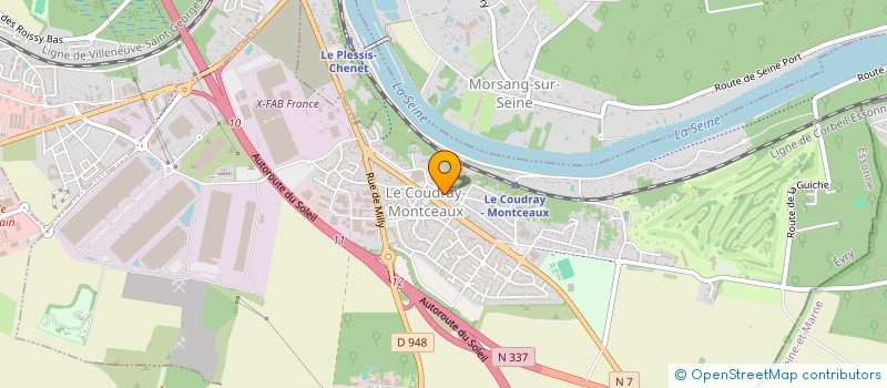 localisation de l'entreprise LA DOLCE VITA MAGRI  LE COUDRAY-MONTCEAUX