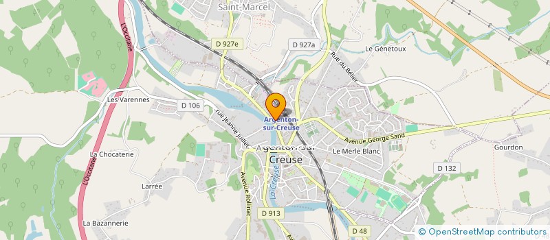 localisation de l'entreprise LA DOLCE VITA NOVA à ARGENTON-SUR-CREUSE