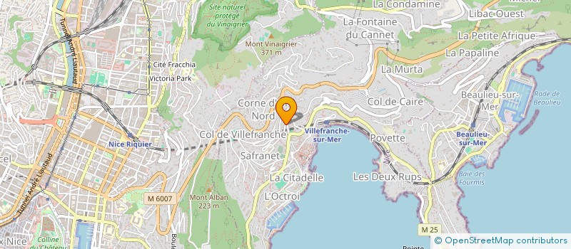 localisation de l'entreprise LA DOLVE VITA GROUP  VILLEFRANCHE-SUR-MER