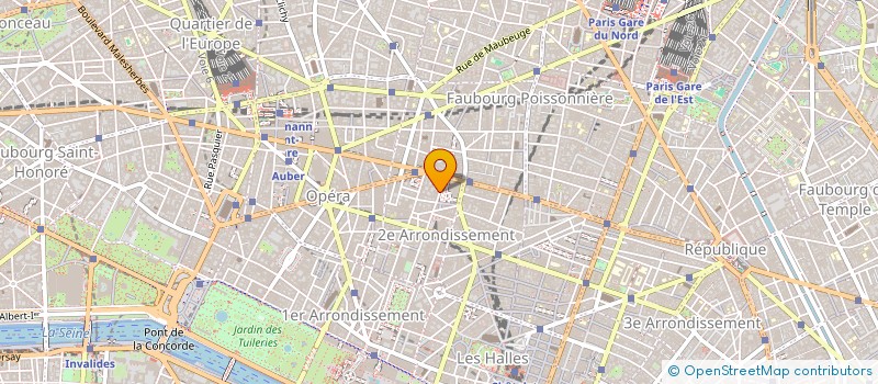 localisation de l'entreprise LA DOM'  PARIS