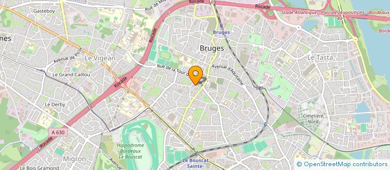 localisation de l'entreprise LA DOMUS à BRUGES