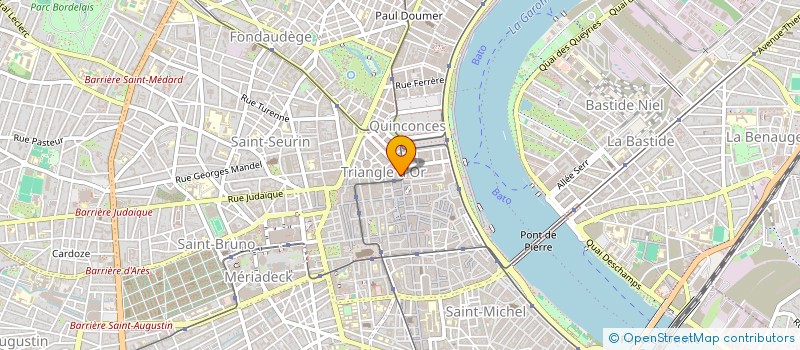 localisation de l'entreprise LA DONNA  BORDEAUX