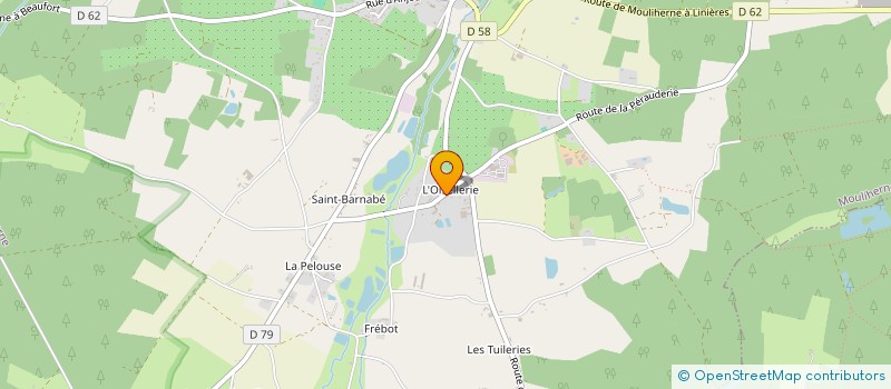 localisation de l'entreprise LA DONNASSERIE  NOYANT-VILLAGES