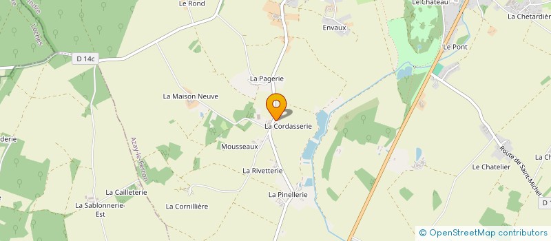 localisation de l'entreprise LA DORASSERIE à SAINT-MICHEL-EN-BRENNE