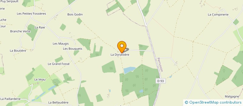 localisation de l'entreprise LA DORATIERE  SAINT-SENOCH