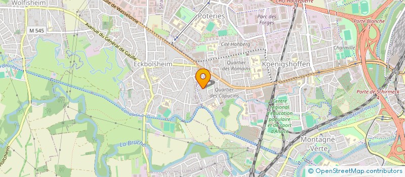 localisation de l'entreprise LA DOREE à STRASBOURG