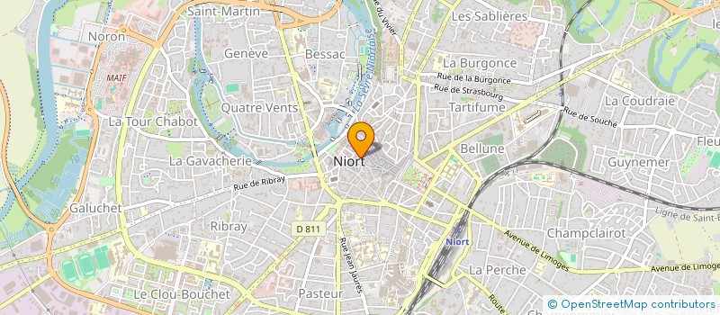 localisation de l'entreprise LA DORENGTOISE  NIORT