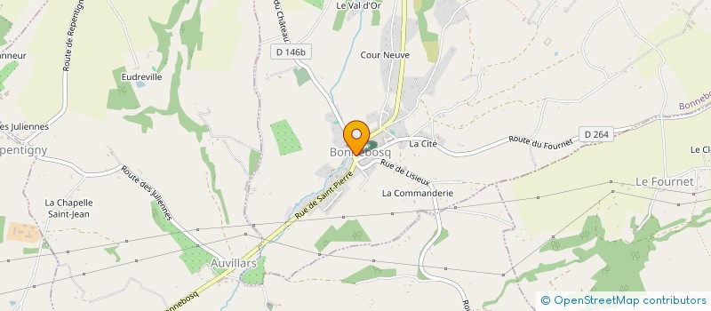 localisation de l'entreprise LA DORETTE  BONNEBOSQ