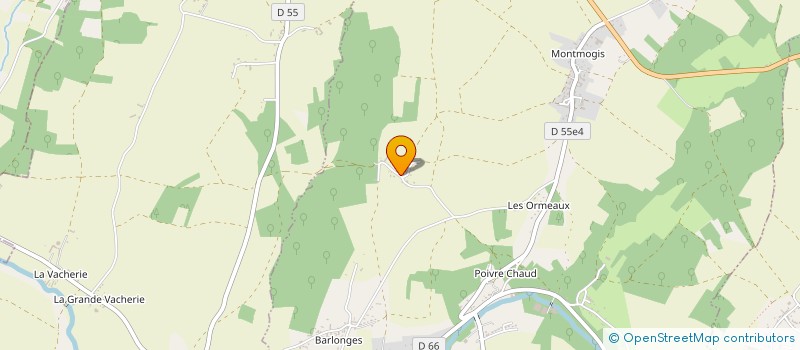 localisation de l'entreprise LA DORGERE  JOUY-SUR-MORIN