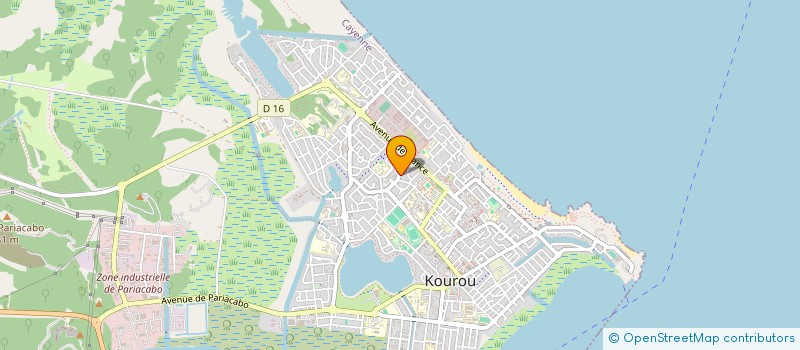 localisation de l'entreprise LA DORLOTINE à KOUROU