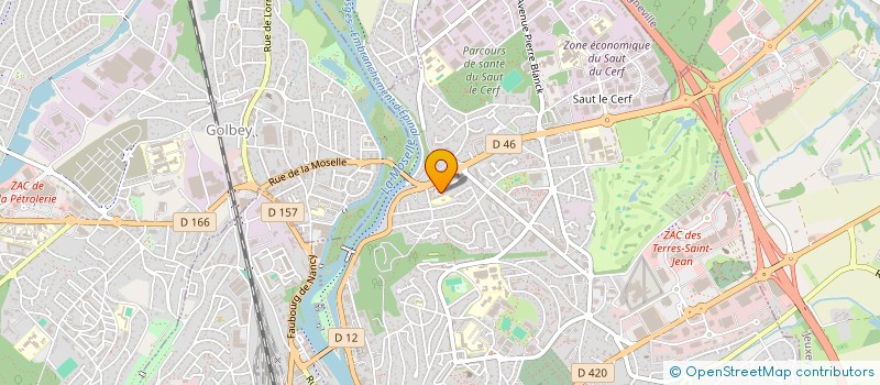 localisation de l'entreprise LA DOUCE à EPINAL