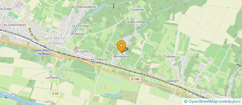 localisation de l'entreprise LA DOUCE FOLIE  SAINT-MARTIN-LE-BEAU