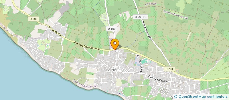 localisation de l'entreprise LA DOUCE MIE à SAINTE-MARIE-DE-RE