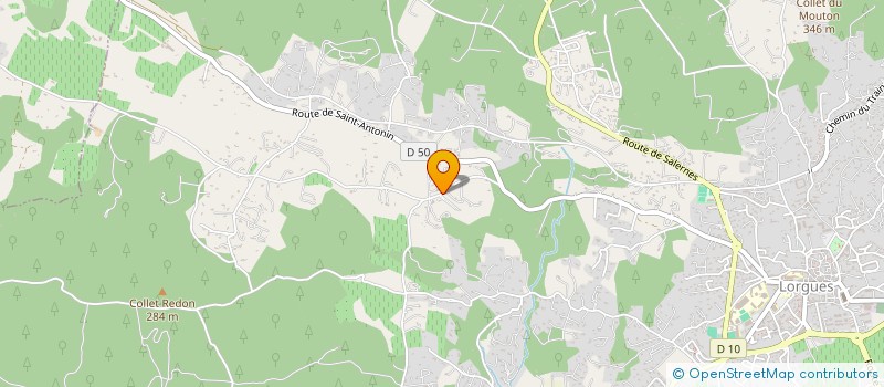 localisation de l'entreprise LA DOUCE VINCE à LORGUES