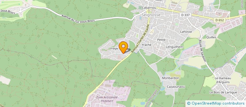 localisation de l'entreprise LA DOUCETTE  SEIGNOSSE