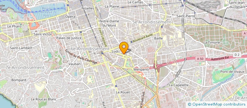localisation de l'entreprise LA DOUCEUR DE SHANGHAI à MARSEILLE