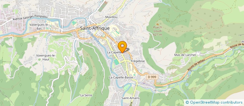 localisation de l'entreprise LA DOUCEUR DES 5 SENS  SAINT-AFFRIQUE